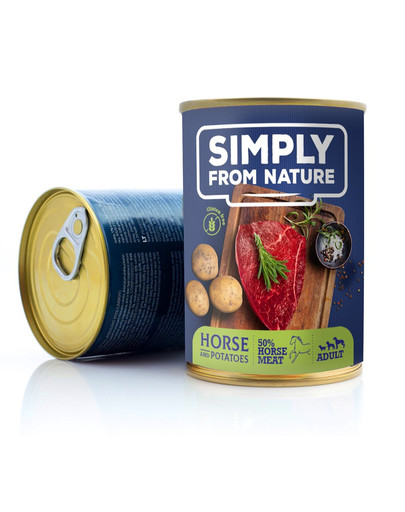 SIMPLY FROM NATURE Nasses Pferdefleisch mit Kartoffeln 400 g