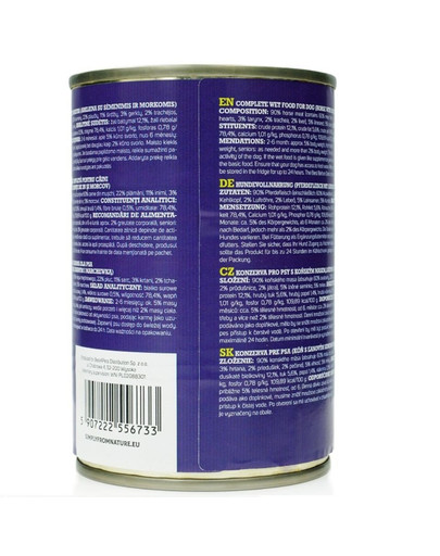 SIMPLY FROM NATURE Pferdefleisch mit Leinsamen 400 g