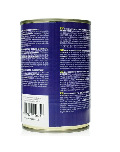 SIMPLY FROM NATURE Ente mit Karotte 400 g