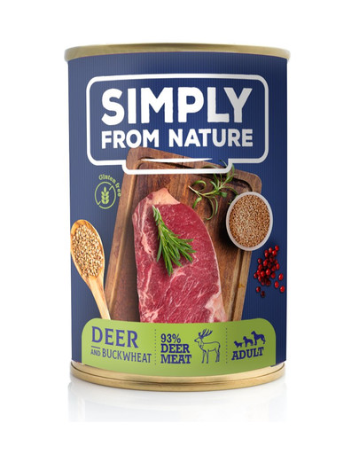SIMPLY FROM NATURE Hirsche mit Buchweizen 400 g