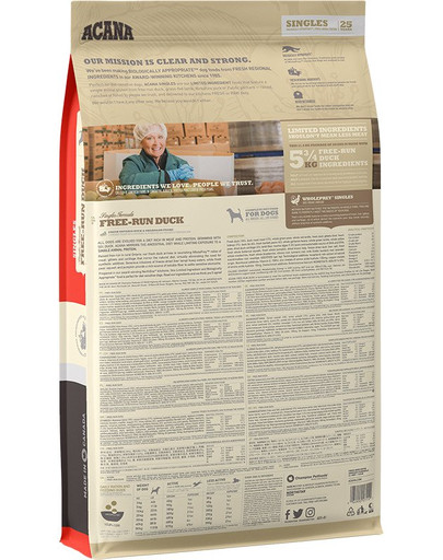 ACANA Singles Free-Run Duck 11,4 kg