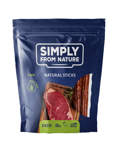 SIMPLY FROM NATURE Nature Sticks with deer Nature Sticks mit Hirsch 3 St
