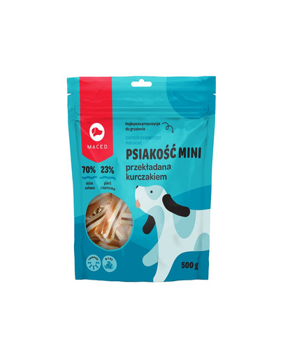 MACED Hühnerlegeknochen 10 cm 500 g