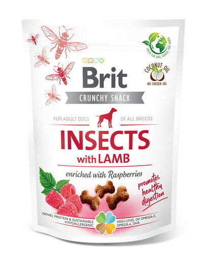 BRIT Care Dog Crunchy Crakcer Insect Lamb 200 g