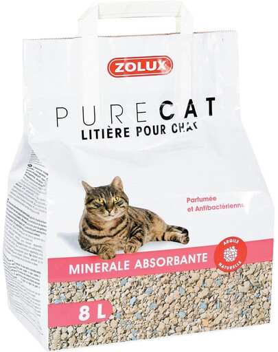 ZOLUX PURECAT Mineral-Saugstreu 8 l