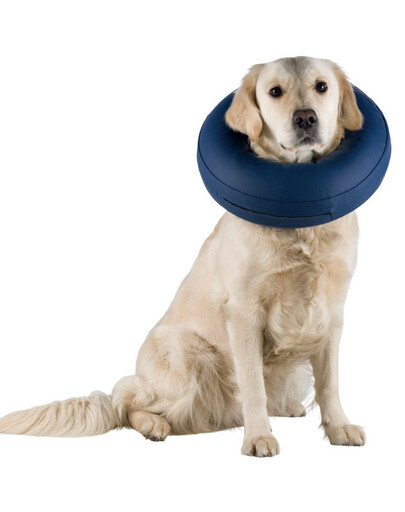 TRIXIE Schutzkragen für Hunde, aufblasbar S-M