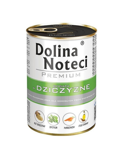 DOLINA NOTECI Premium reich an Wildfleisch 400g