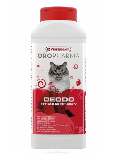 VERSELE-LAGA Deodo Strawberry 750 g Katzentoiletten-Desodorant Erdbeere Lufterfrischer