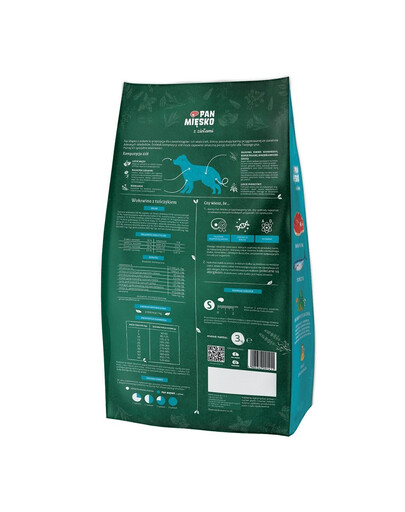 PAN MIĘSKO mit Kräutern Rindfleisch mit Thunfisch S 3 kg für kleine Rassen