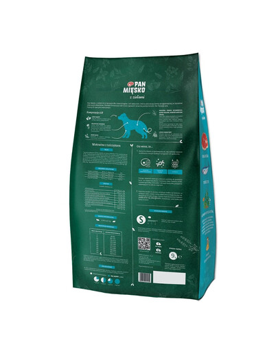 PAN MIĘSKO mit Kräutern Rindfleisch mit Thunfisch S 9 kg für kleine Rassen