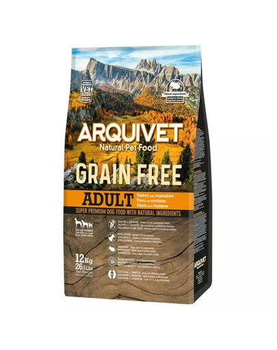 ARQUIVET Grain Free Adult Pute mit Gemüse 12 kg