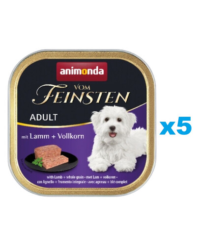 ANIMONDA Vom Feinsten Adult Lamm + Volkorn  5 x 150 g