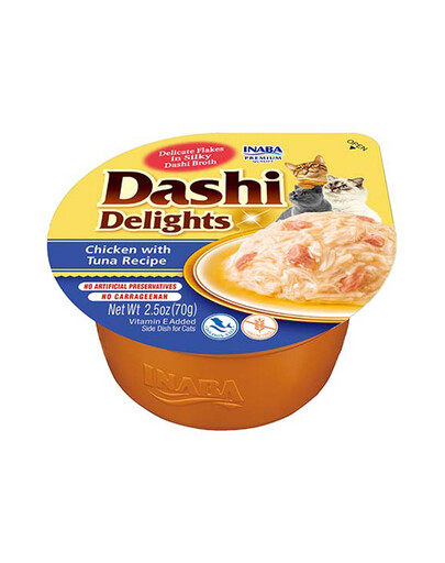 INABA Cat Dashi Delights Huhn und Thunfisch 70 g