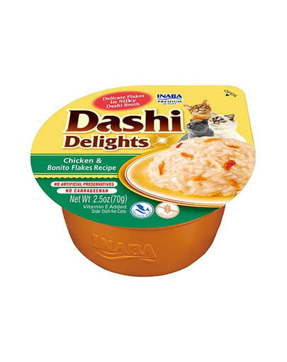 INABA Cat Dashi Delights Hühnerfleisch und Thunfisch (Skipjack) 70 g