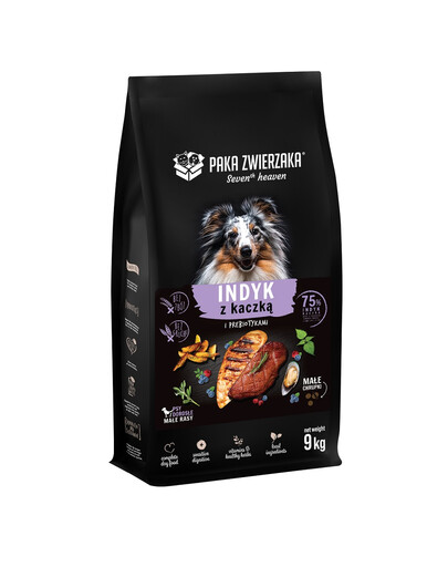 PAKA ZWIERZAKA Seventh Heaven Trockenfutter Pute und Ente Mini 9 kg