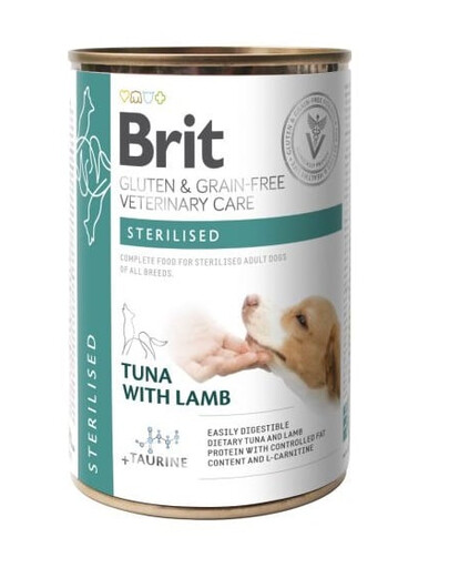 BRIT Grain Free Veterinary Care Sterilised 400 g tuna mit lamm