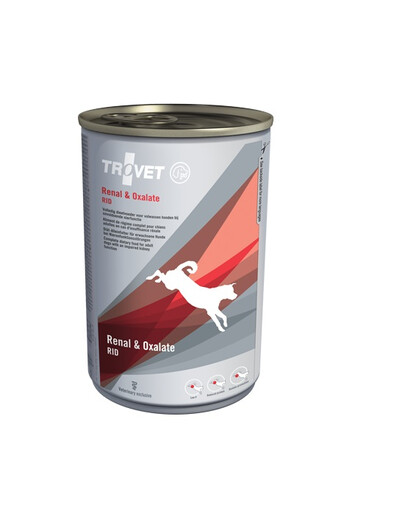 TROVET Nieren- und Oxalat RID Nassfutter für Hunde 400 g