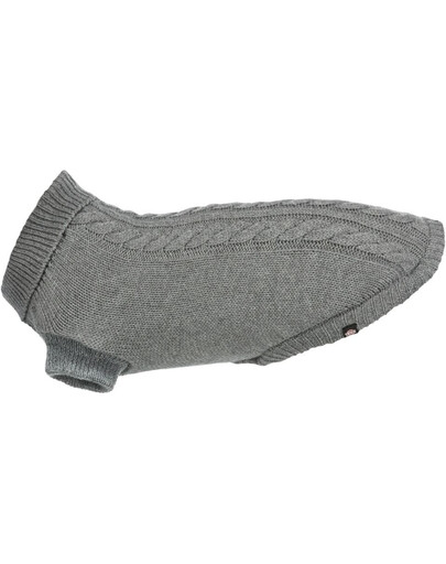 TRIXIE Kenton Hundepullover S 33 cm grau