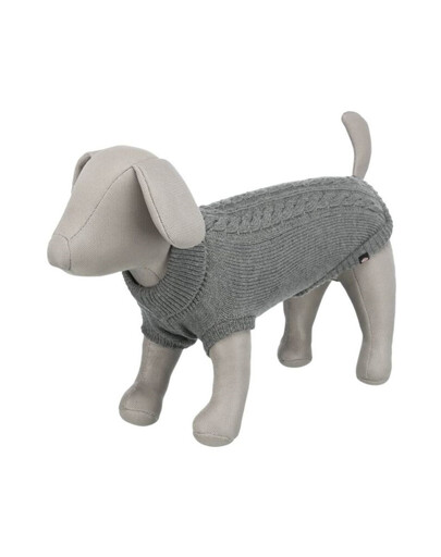 TRIXIE Kenton Hundepullover L 60 cm grau