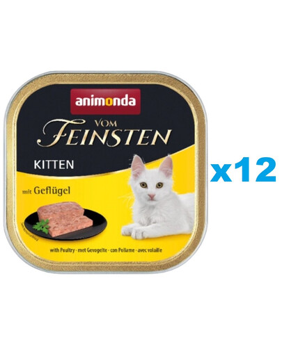 ANIMONDA Vom Feinsten Kätzchen mit Geflügel 12x 100 g