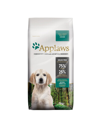 APPLAWS Puppy Small&Medium Breed 15 kg Huhn