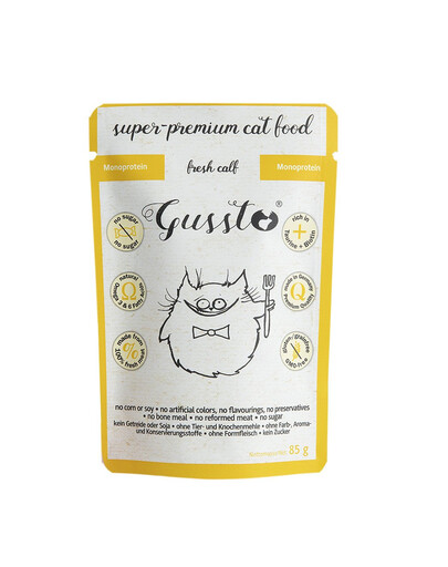 GUSSTO Cat Fresh Calf 85 g