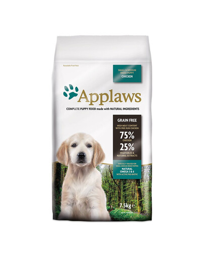 APPLAWS Dog Chicken Puppy small & medium breed 7,5 kg