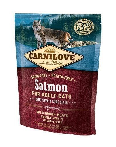 CARNILOVE Cat Sensitive & Long Hair Salmon 400 g