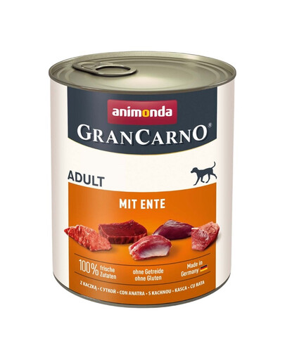 ANIMONDA GranCarno Adult with Duck 800 g mit Ente für adulte Hunde
