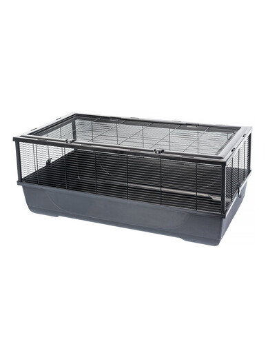 INTERZOO BERNIE Nagetierkäfig 100 cm schwarz