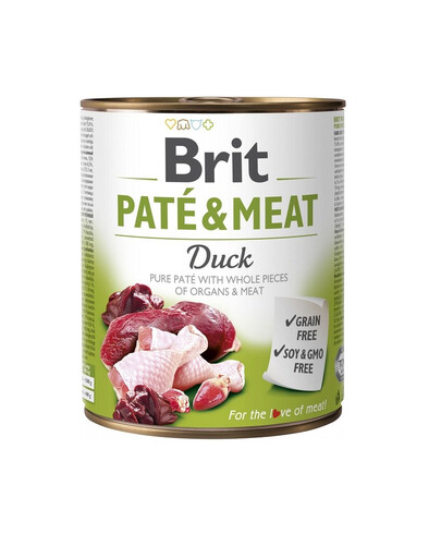 BRIT Pate&Meat Duck 800 g Entenpastete