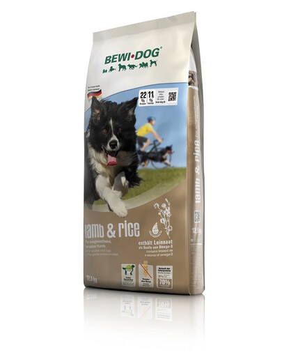 BEWI DOG Lamb & Rice 12,5 kg Alleinfuttermittel für Hunde mit empfindlicher Verdauung