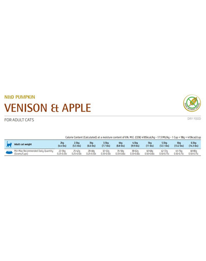 FARMINA N&D Pumpkin Adult Cat Venison&Apple 300 g Hirsch, Kürbis und Apfel für ausgewachsene Katzen