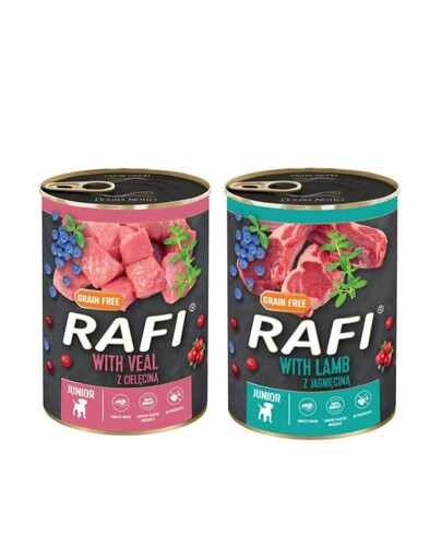 DOLINA NOTECI RAFI Junior mix mit Kalb und Lamm 36x400g