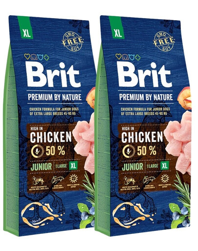 BRIT Premium By Nature Junior Extra Large XL 30 kg (2 x 15 kg)