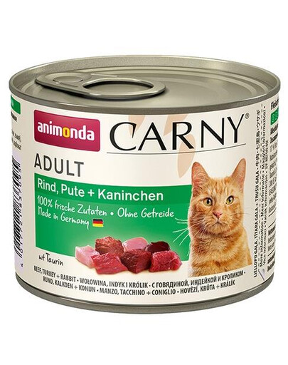 ANIMONDA Carny Adult Rind, Pute, Kaninchen 200 g
