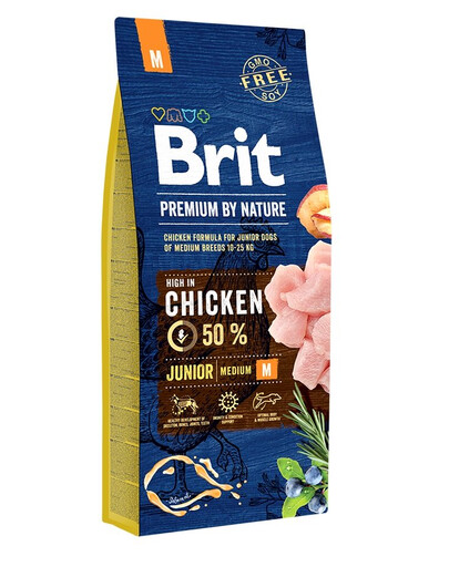 BRIT Premium By Nature Junior Medium M 15 kg