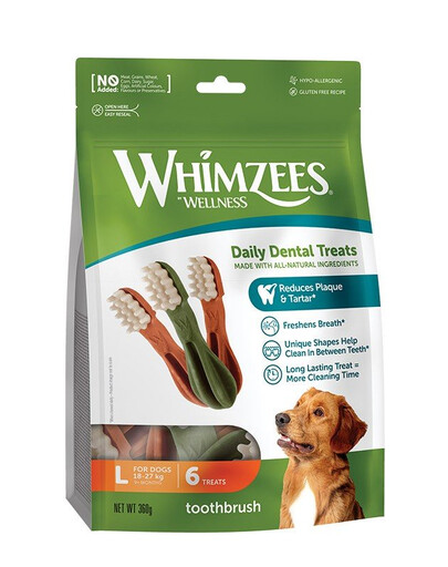 WHIMZEES Dental-Beißbürste L 6 Stk
