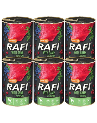 DOLINA NOTECI RAFI Game Wild Nassfutter 6x800 g