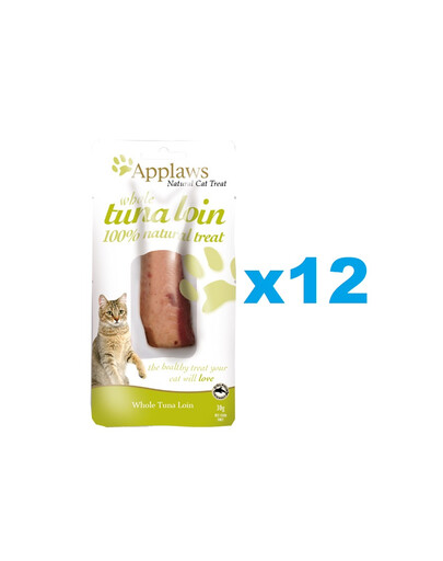 APPLAWS Thunfischlende in Fischsauce 12x30 g Katzensnack