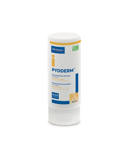 VIRBAC Pyoderm Chlorhexidin antibakterielles dermatologisches Shampoo 250 ml