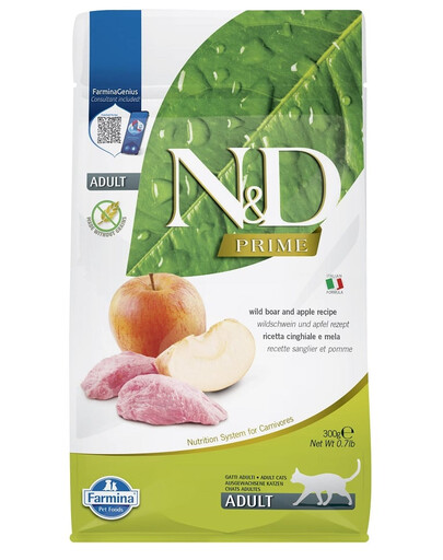 FARMINA N&D Boar & Apple Adult Cat 300 g