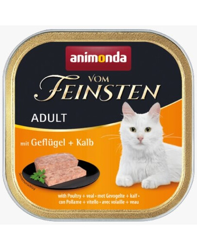 ANIMONDA Vom Feinsten Adult MIT GEFLÜGEL + KALB 100 g