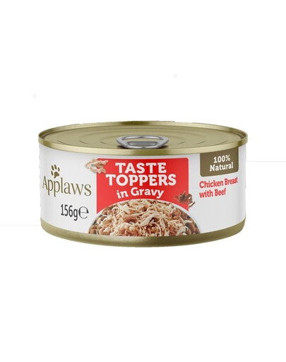 APPLAWS Taste Toppers Hähnchenbrust mit Rindfleisch in Gelee 156 g