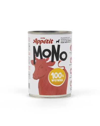 COMFY APPETIT MONO Monoproteinfutter mit Rindfleisch 400 g