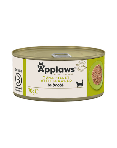 APPLAWS Cat Adult Tuna with Seaweed in Broth 70g Thunfisch mit Algen in Brühe