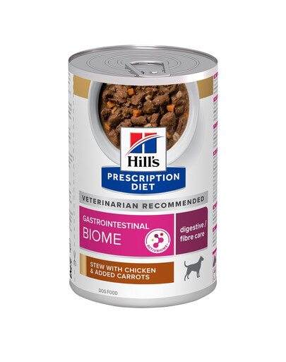 HILL'S Prescription Diet Canine Gastrointestinal Biome Digestive Care Stew mit Huhn und Karotten 354 g aus der Dose