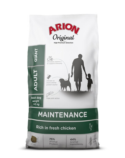 ARION Original Maintenance Adult Giant Chicken Rice 12 kg