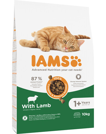 IAMS for Vitality mit Lammfleisch für adulte Katzen 10kg