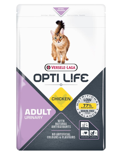VERSELE-LAGA Opti Life Cat Adult Urinary Chicken 1 kg Futter mit speziellem Schutz für die Harnwege